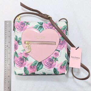 Juicy Couture Crossbody Purse MOODY GARDEN, NEW WITH TAGS, Authentic, Floral